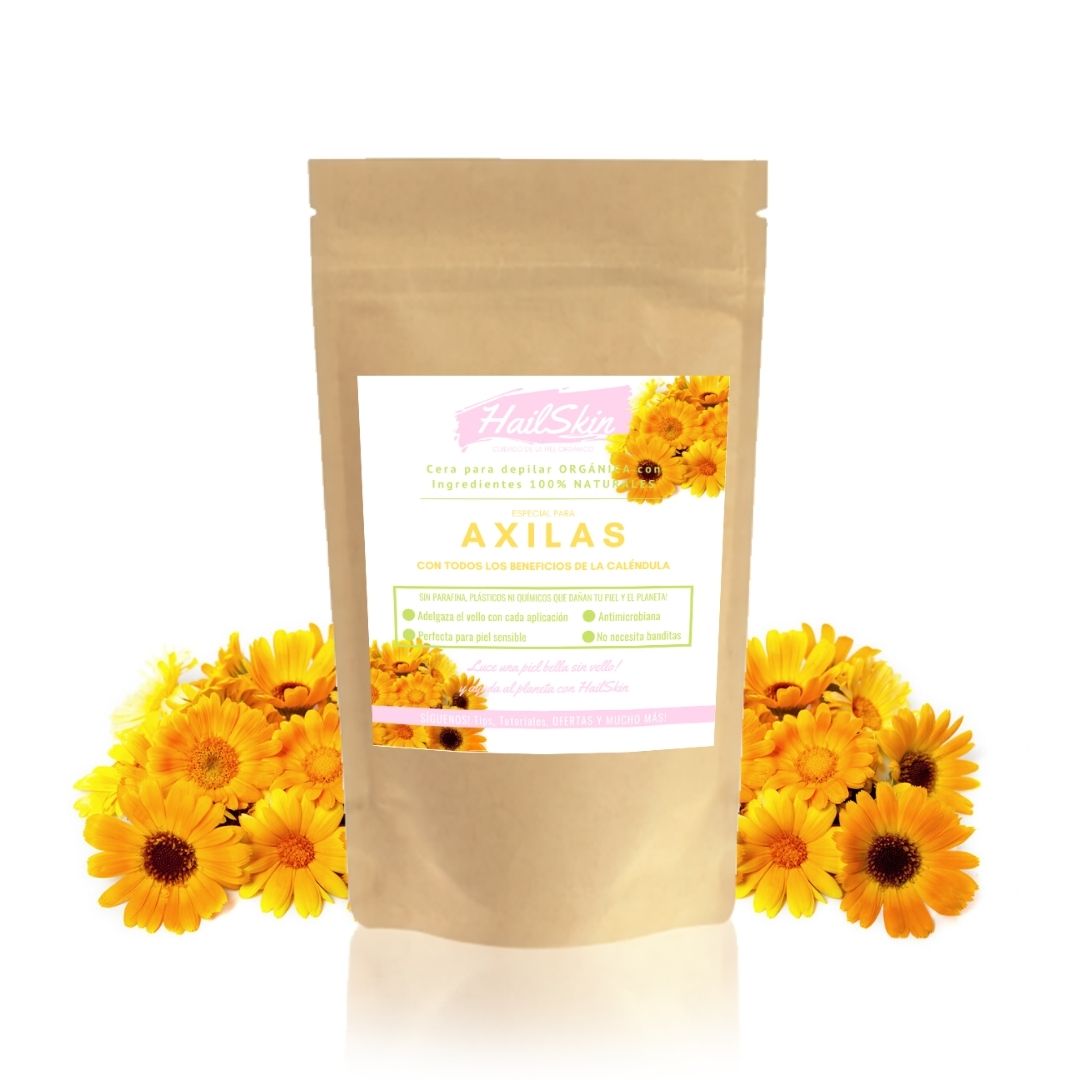 NUEVA! cera depilatoria ESPECIAL PARA AXILAS ORGÁNICA – HailSkin