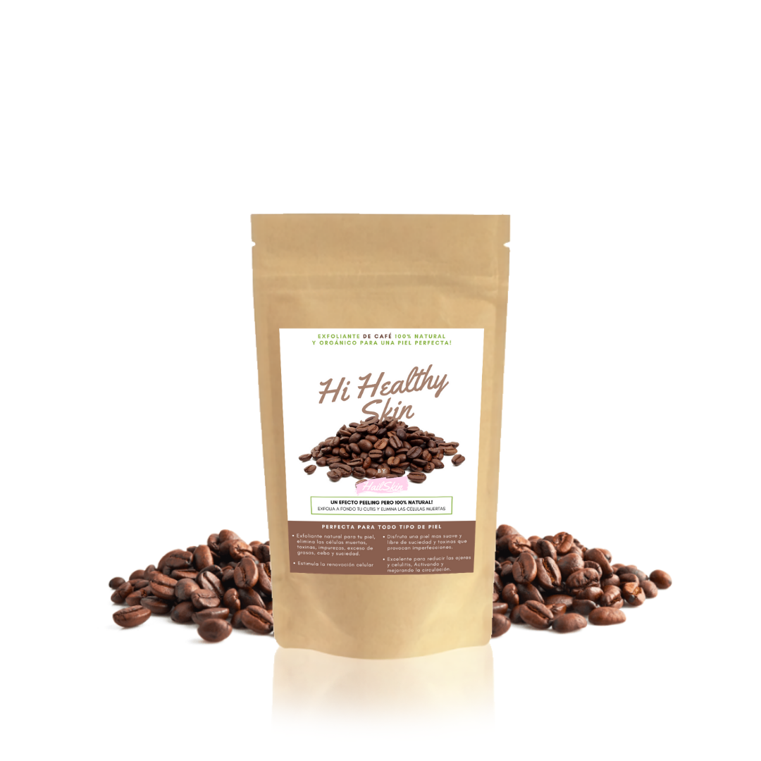 Exfoliante de CAFÉ 100% NATURAL - Hi Healthy Skin