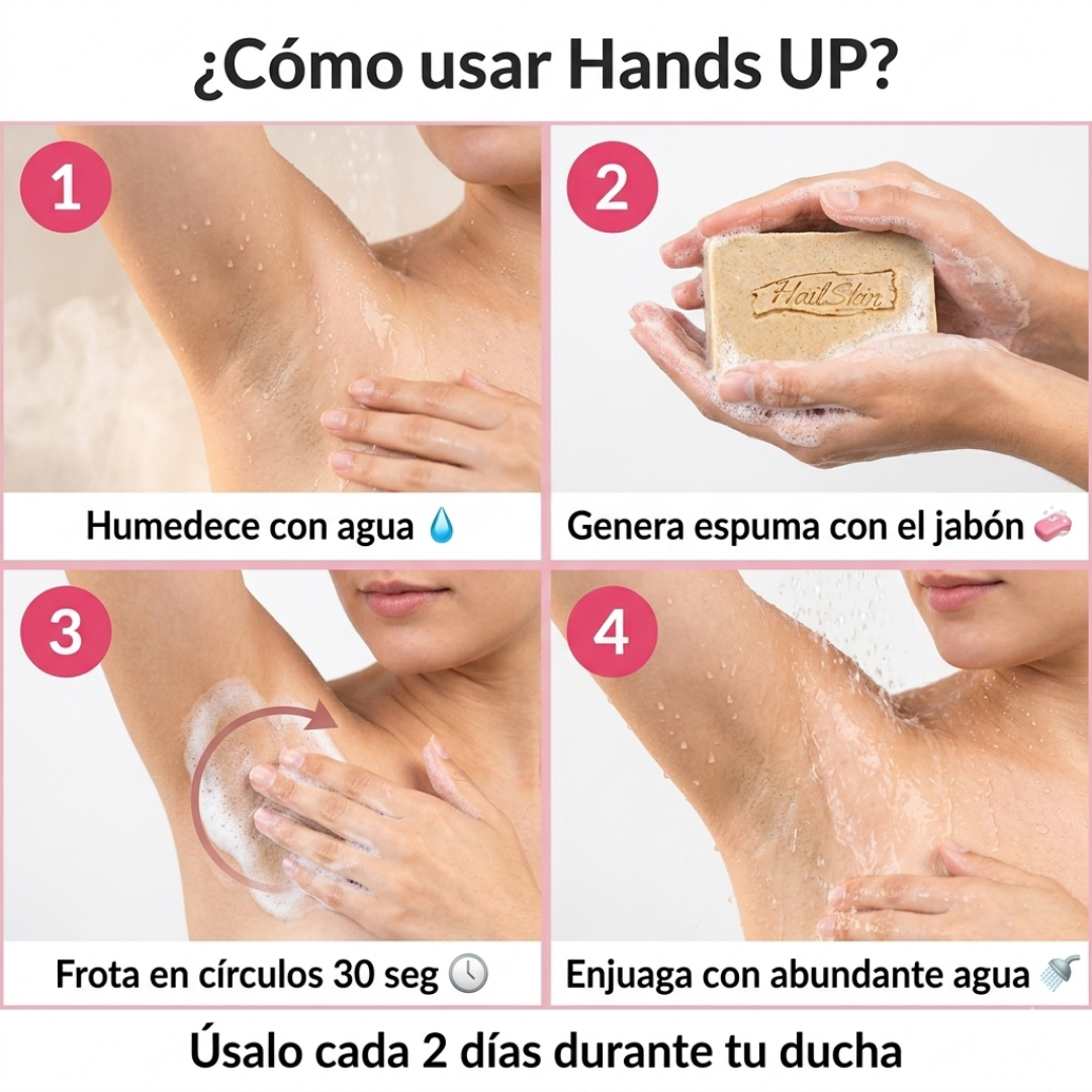 Hands UP! - Jabón para axilas Orgánico Artesanal