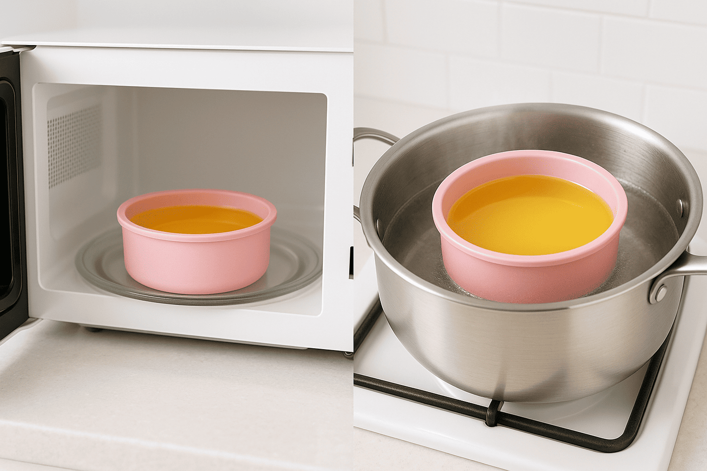 Bowl de Silicona para Derretir Cera Depilatoria 400 ml