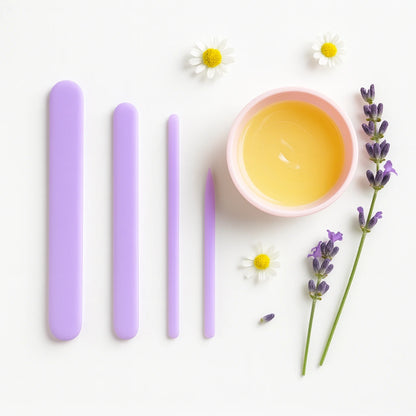 Pack 4 Aplicadores de Silicona Antiadherente para Cera Depilatoria – Reutilizables