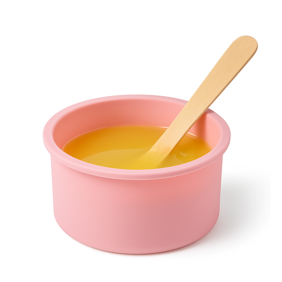 Bowl de Silicona para Derretir Cera Depilatoria 400 ml