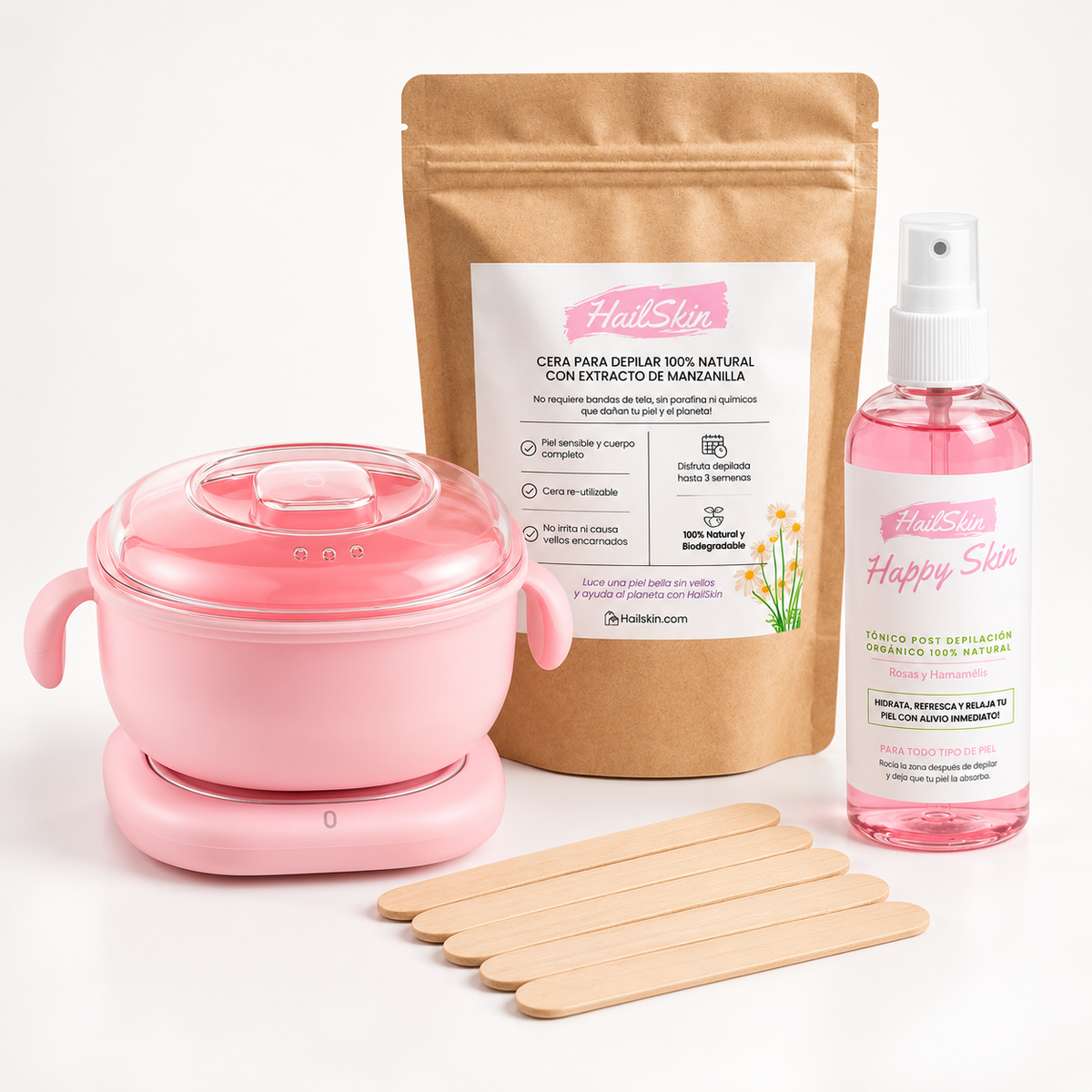 Kit de Depilación con Fundidor Eléctrico