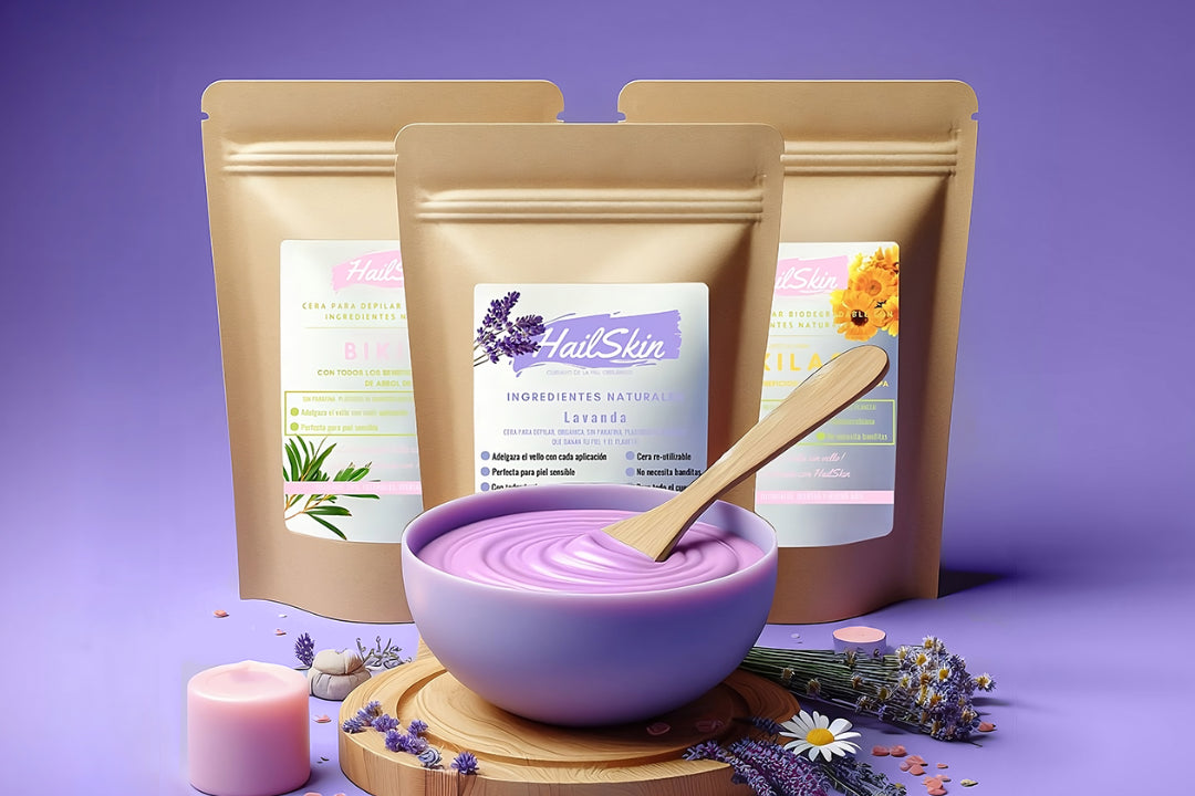 Cera para depilar NATURAL ORGANICA PIEL SENSIBLE HailSkin