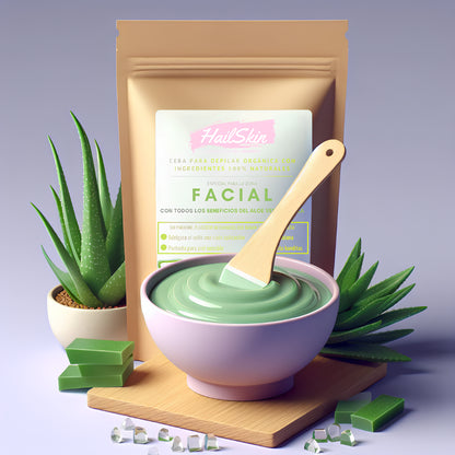 Depilar la cara con cera sale